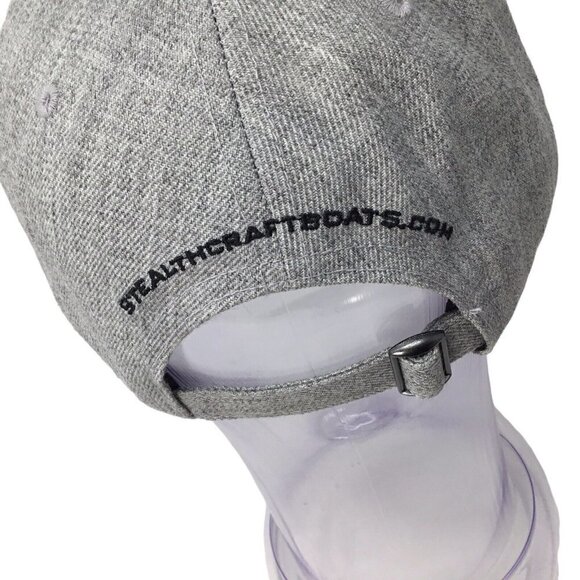Stealth Craft Boats Mens Hat Baseball Cap High Performance Boating Grey Michigan - Picture 5 of 10
